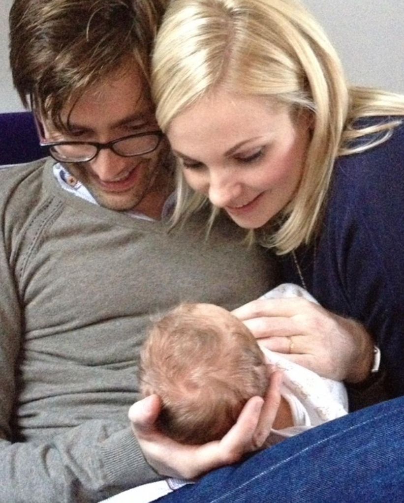david tennant and wife and child