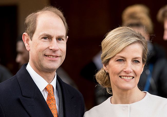 Prince Edward stood with Sophie Wessex