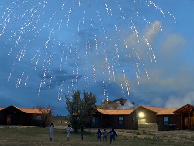Kourtney Kardashian fireworks