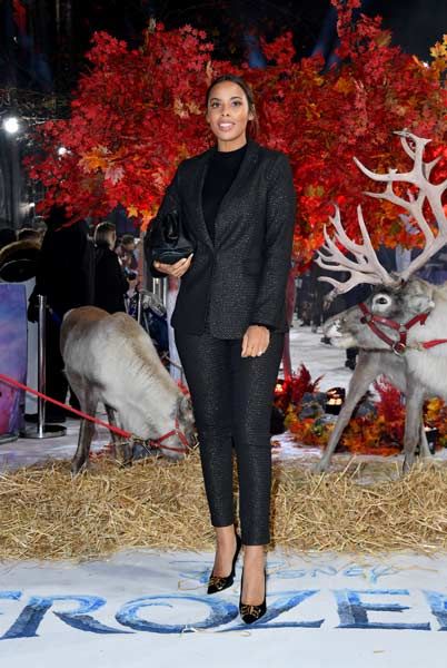 Rochelle Humes wears New Look suit