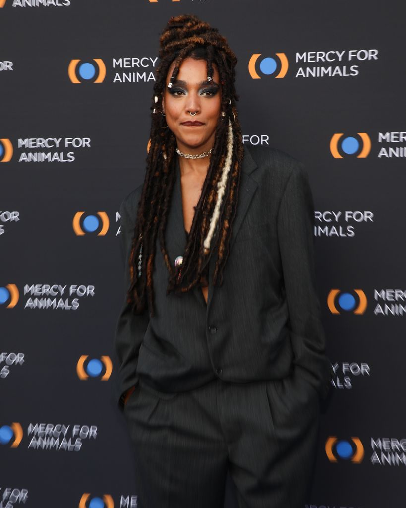Lucy Barrett attends the 2024 Mercy For Animals Hope Gala at Rolling Greens on April 20, 2024 in Los Angeles, California