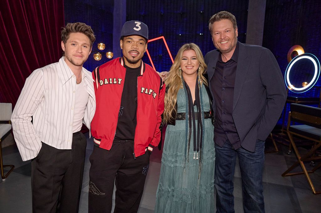 Niall Horan, Chance The Rapper, Kelly Clarkson, Blake Shelton on The Voice