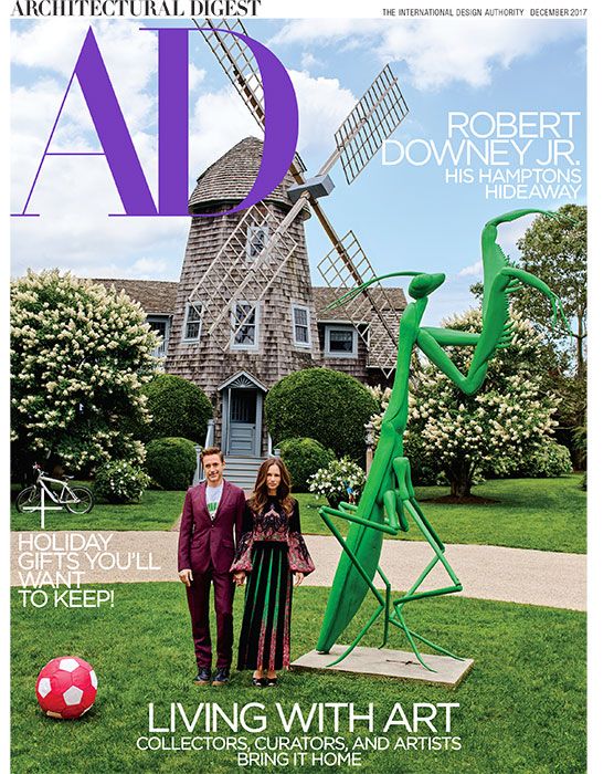 Robert Downey Jr Architectural Digest cover