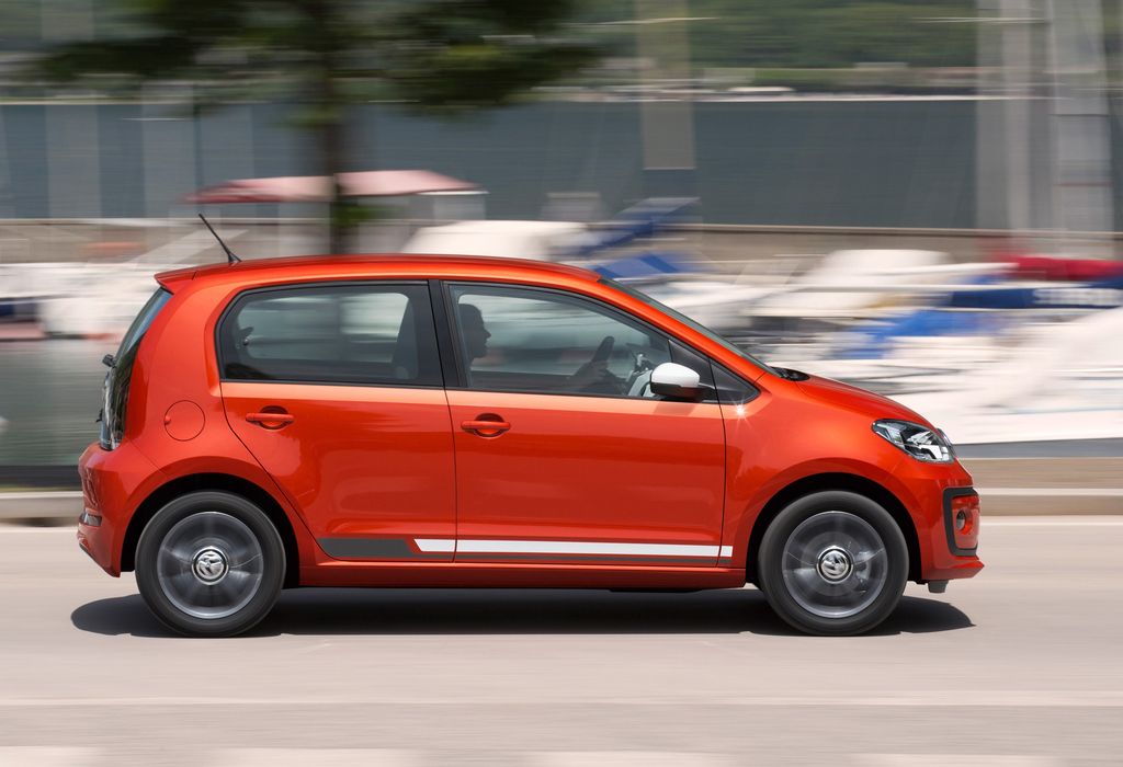 The little Volkswagen up! is one of the cheapest cars to insure