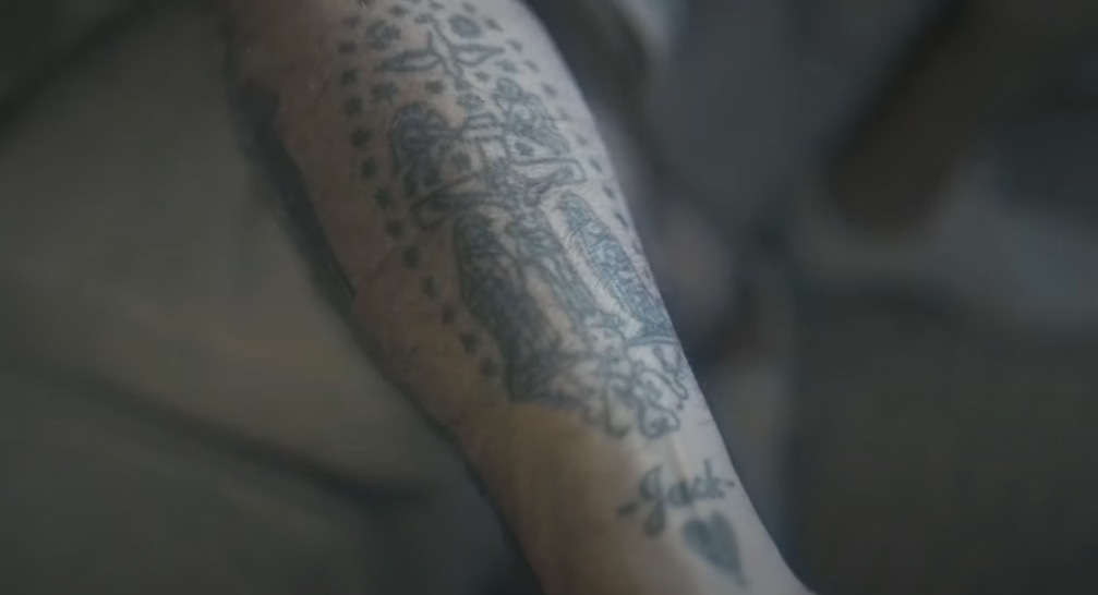 Robbie Williams' 'The Christian' and 'Jack' tattoo
