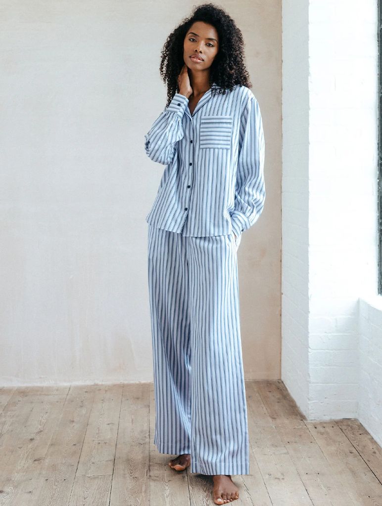 Chelsea Peers striped pjs