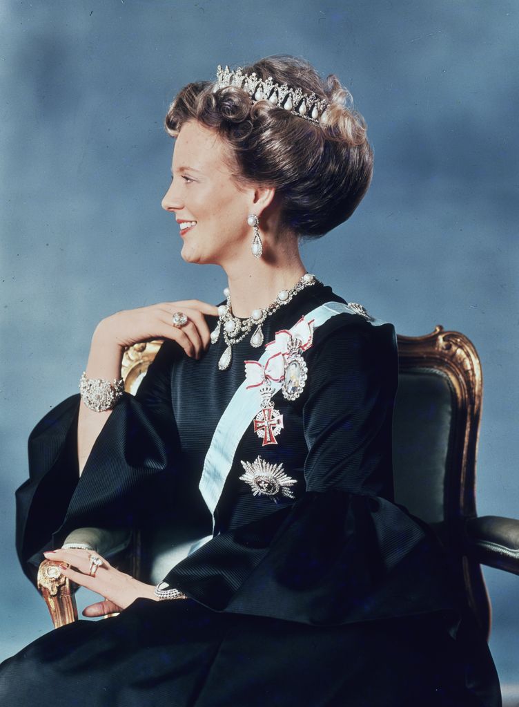 First official photograph of Queen Margrethe after her accession in 1972