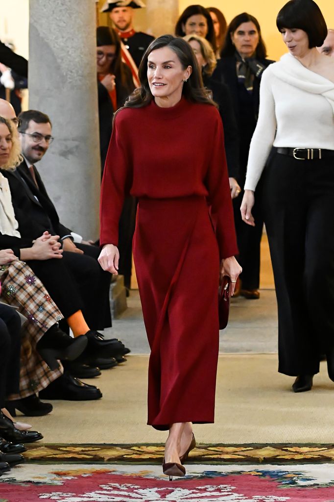 Queen Letizia of Spain attends the National Innovation and Design Awards ceremony 2024 and 2025 at the El Pardo Palace