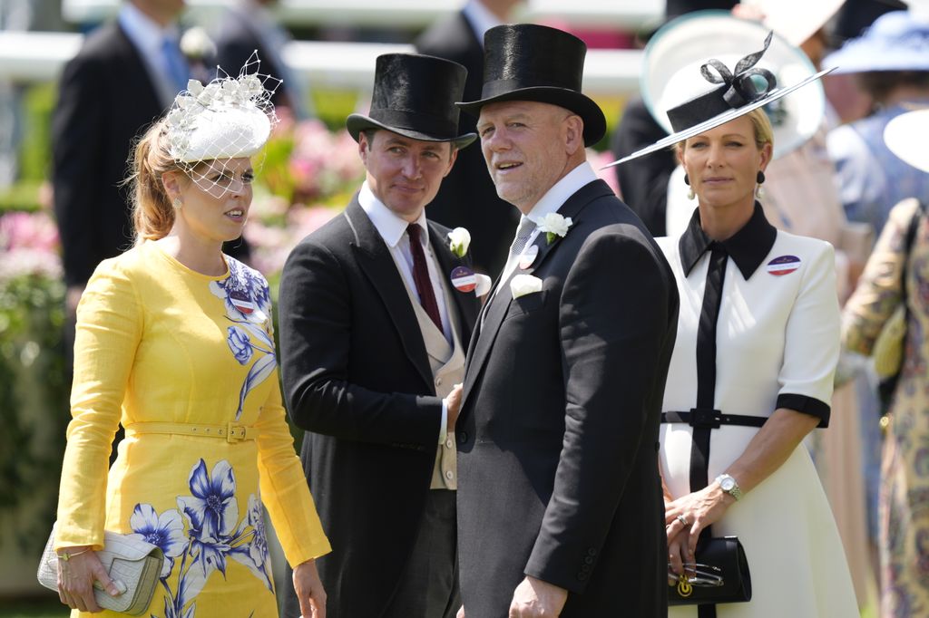 Putri Beatrice, Eduardo Mapelli Mozzi, Zara Tindall dan Mike Tindall