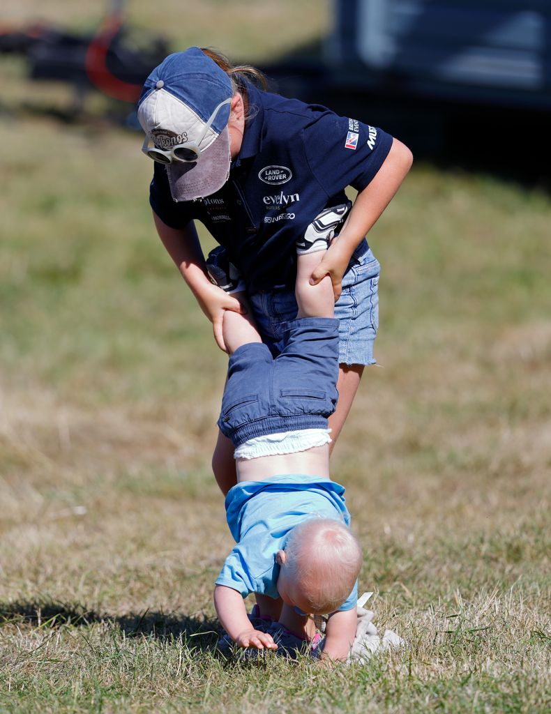 Lucas Tindall is a playful younger brother