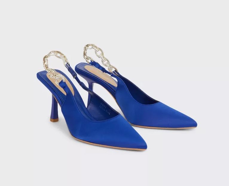 Wallis bright blue heels
