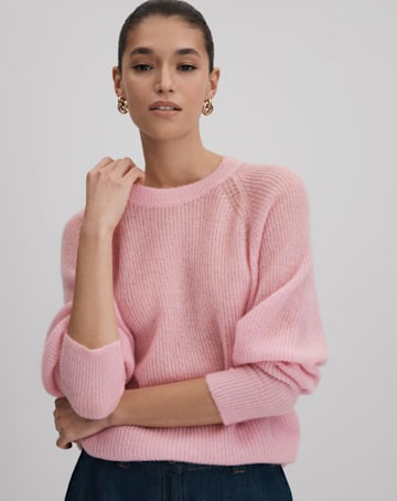 OVERSIZED CREW NECK JUMPER from REISS