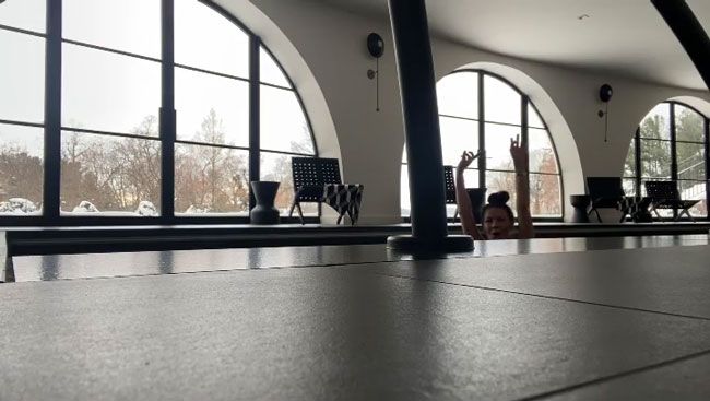 catherine indoor pool instagram video