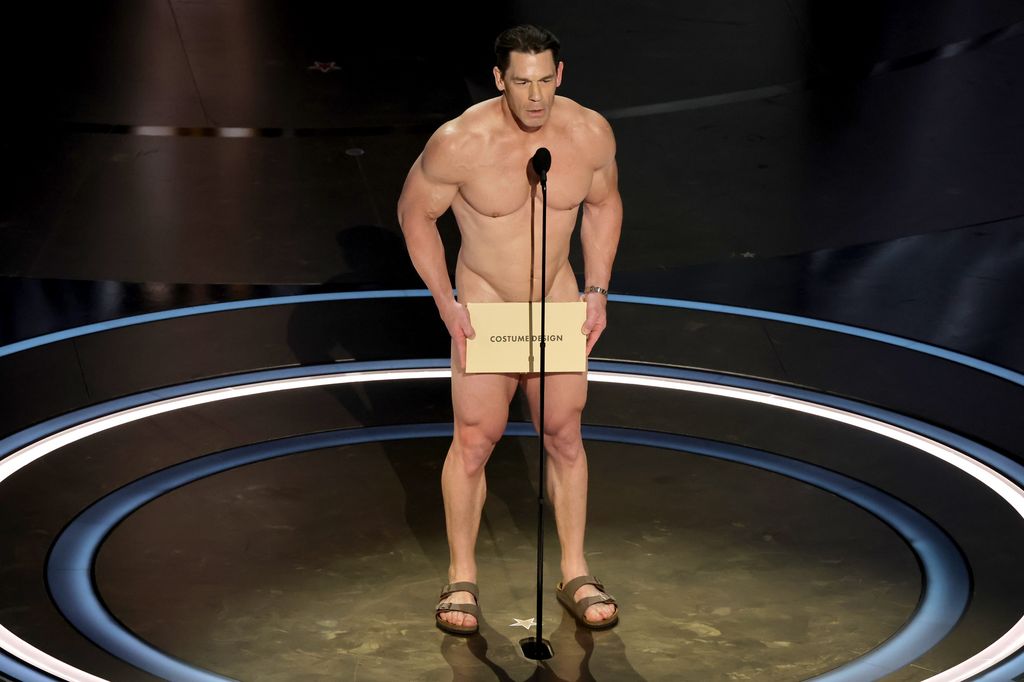 John Cena speaks onstage during the 96th Annual Academy Awards at Dolby Theatre on March 10, 2024 in Hollywood, California