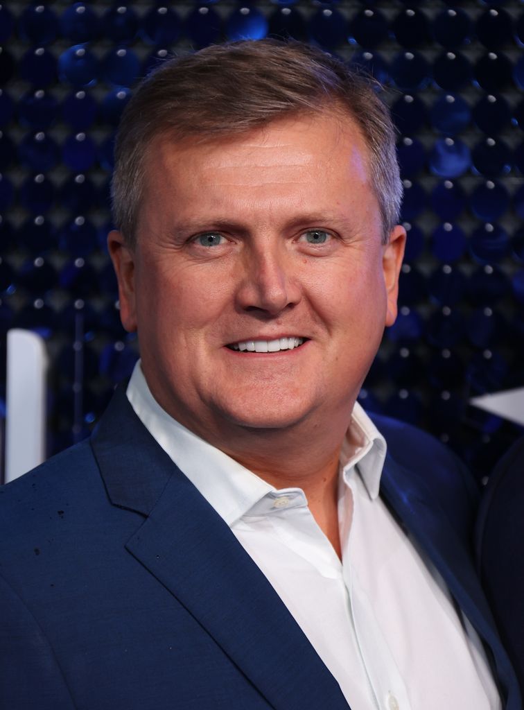 Aled Jones in a blue suit
