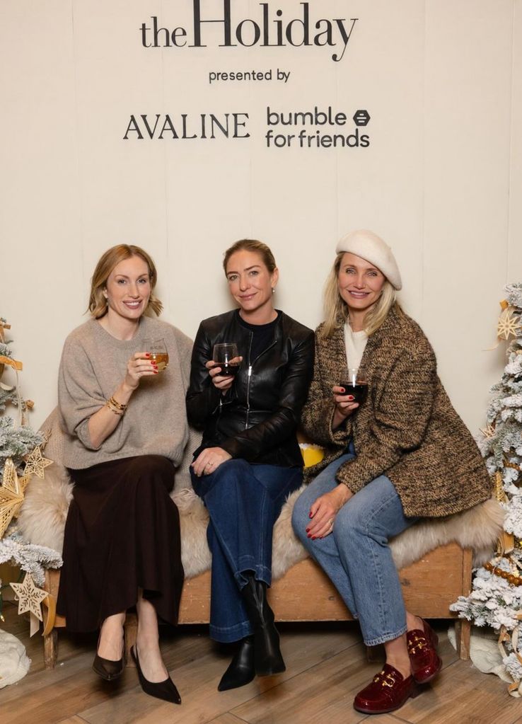 From left to right: Katherine Power, Whitney Wolfe Herd and Cameron Diaz