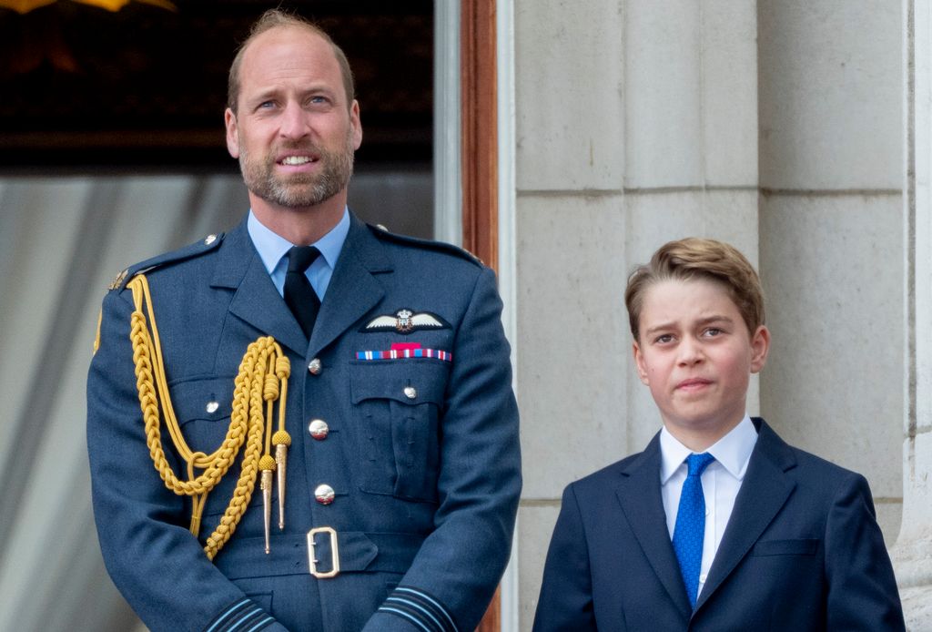 Prince William and Prince George on VE Day 80