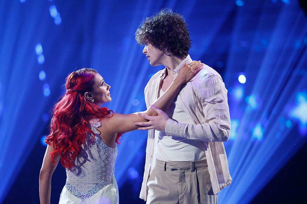 Dianne Buswell and Bobby Brazier in the Strictly final