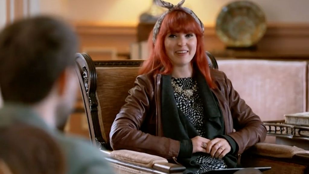 Izzie Balmer is one of the experts on BBC's Antiques Road Trip