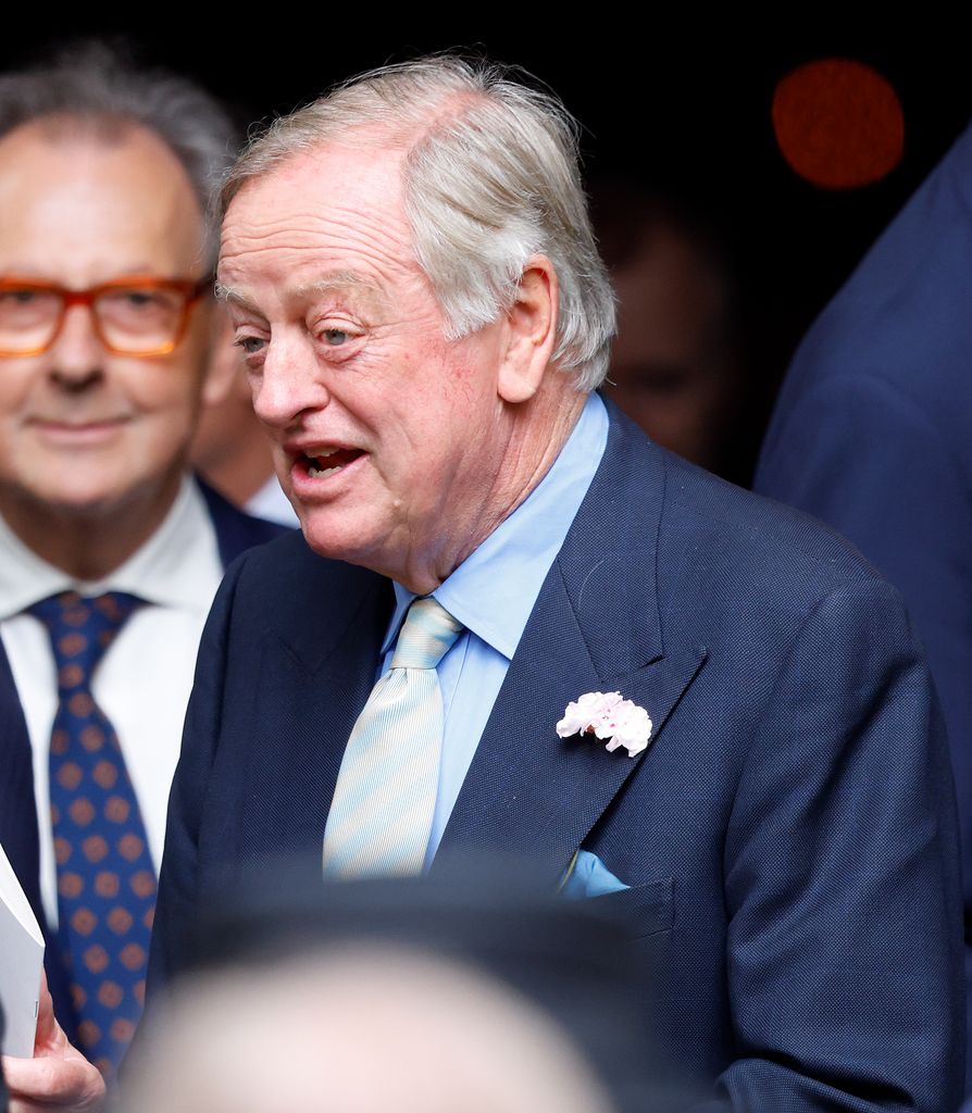Andrew Parker Bowles attends a Memorial Service for Sir Chips Keswick