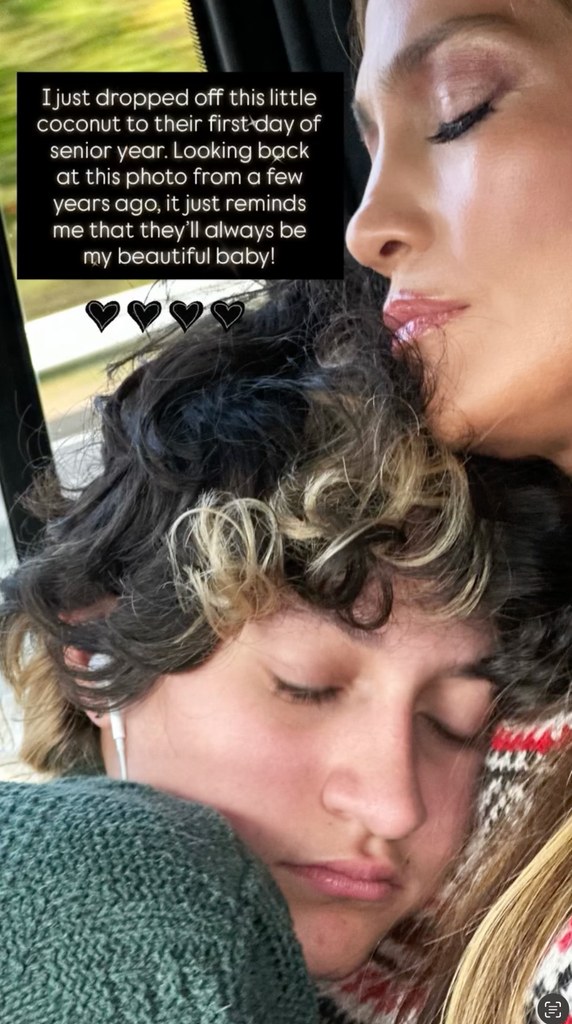 jennifer lopez child emme sleeping