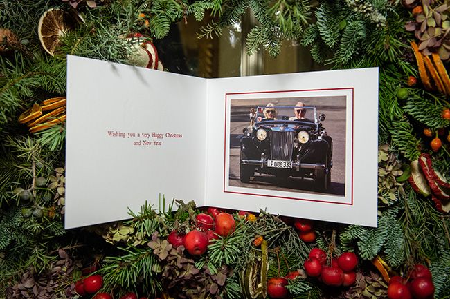 Prince Charles and Camilla christmas card