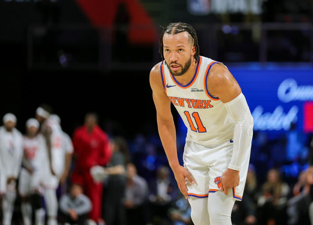 photo of jalen brunson on court