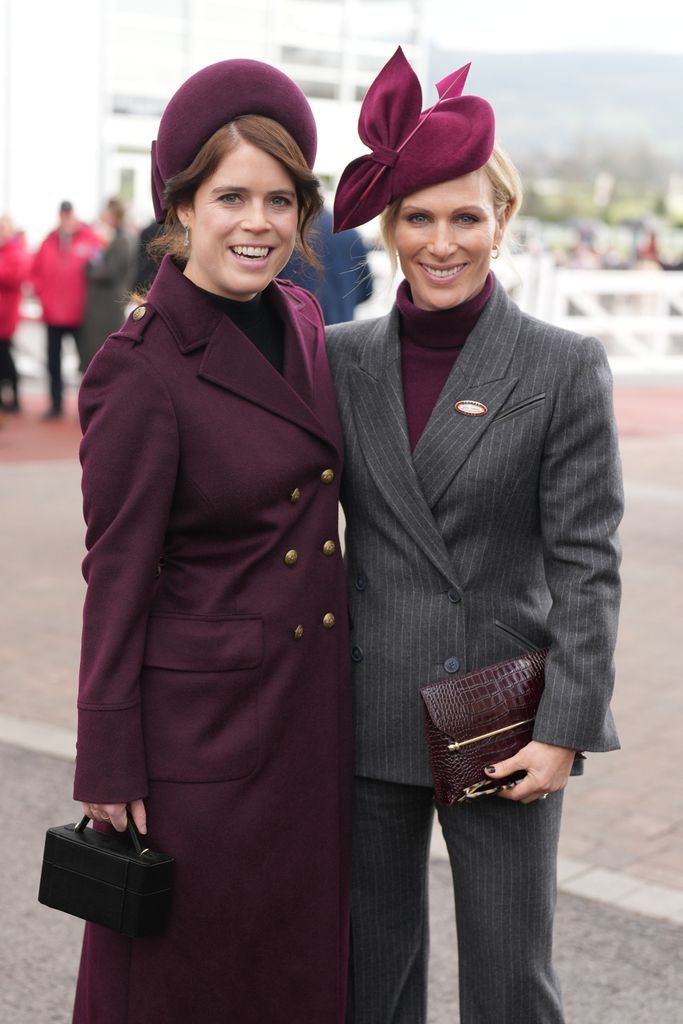 Zara Tindall and Princess Eugenie enjoy double-date with husbands at Cheltenham