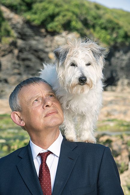 martin clunes and dog