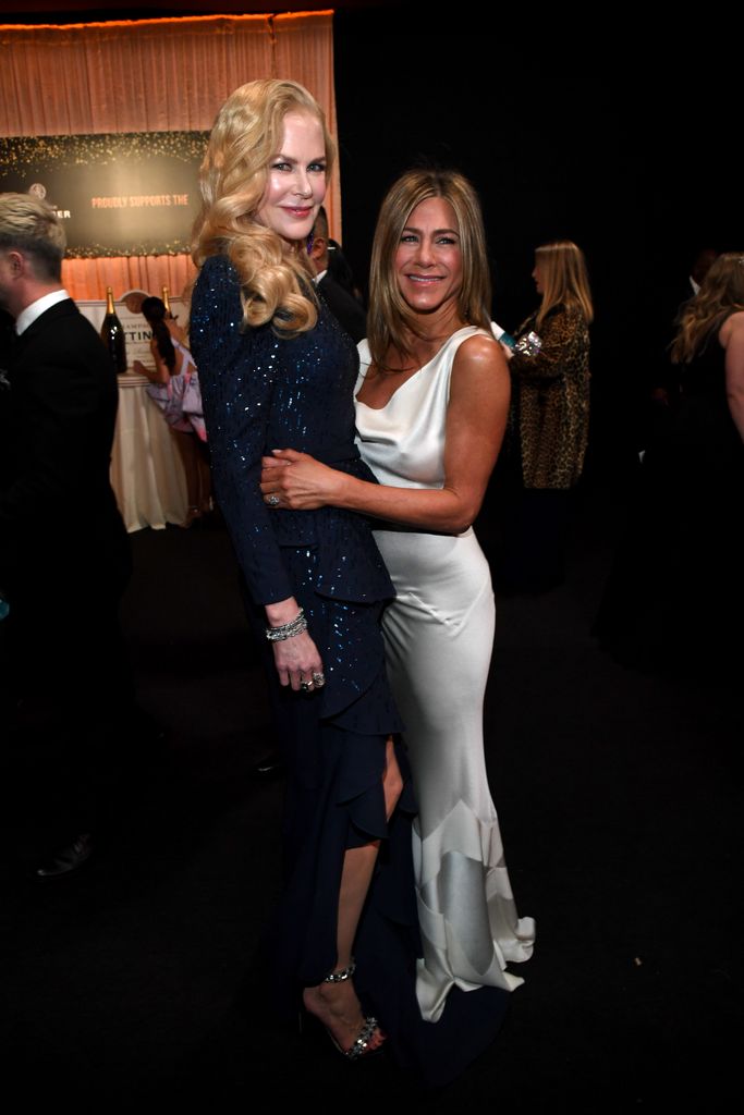  Nicole Kidman and Jennifer Aniston at the SAG awards