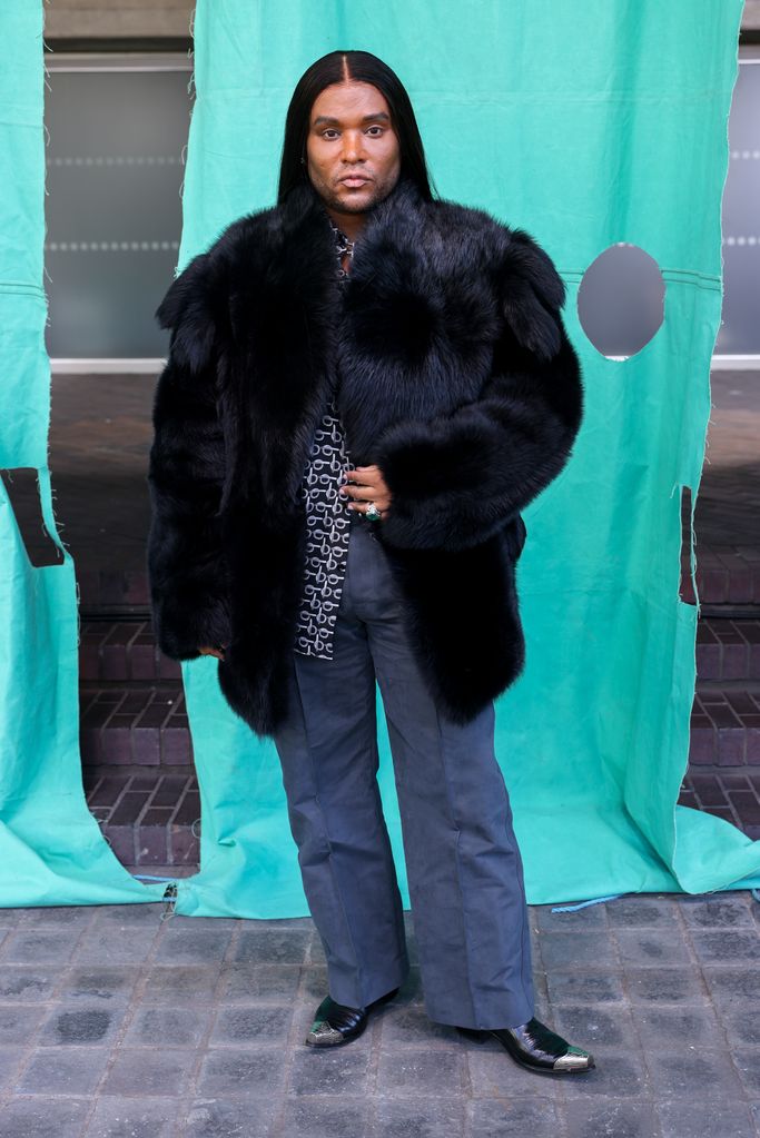 Law Roach attends the Burberry Summer 2025 show during London Fashion Week at The National Theatre on September 16, 2024 in London, England. (Photo by Dave Benett/Getty Images for Burberry)