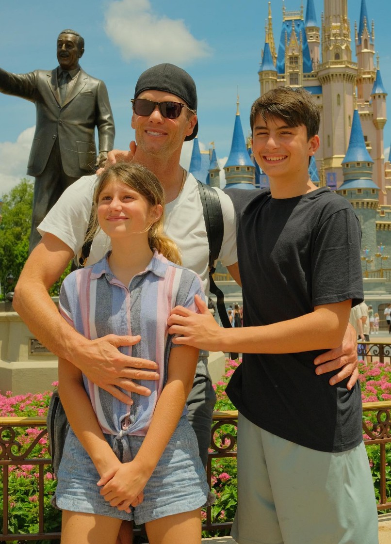 Photo shared by Tom Brady on Instagram June 5 of his kids at Disney World