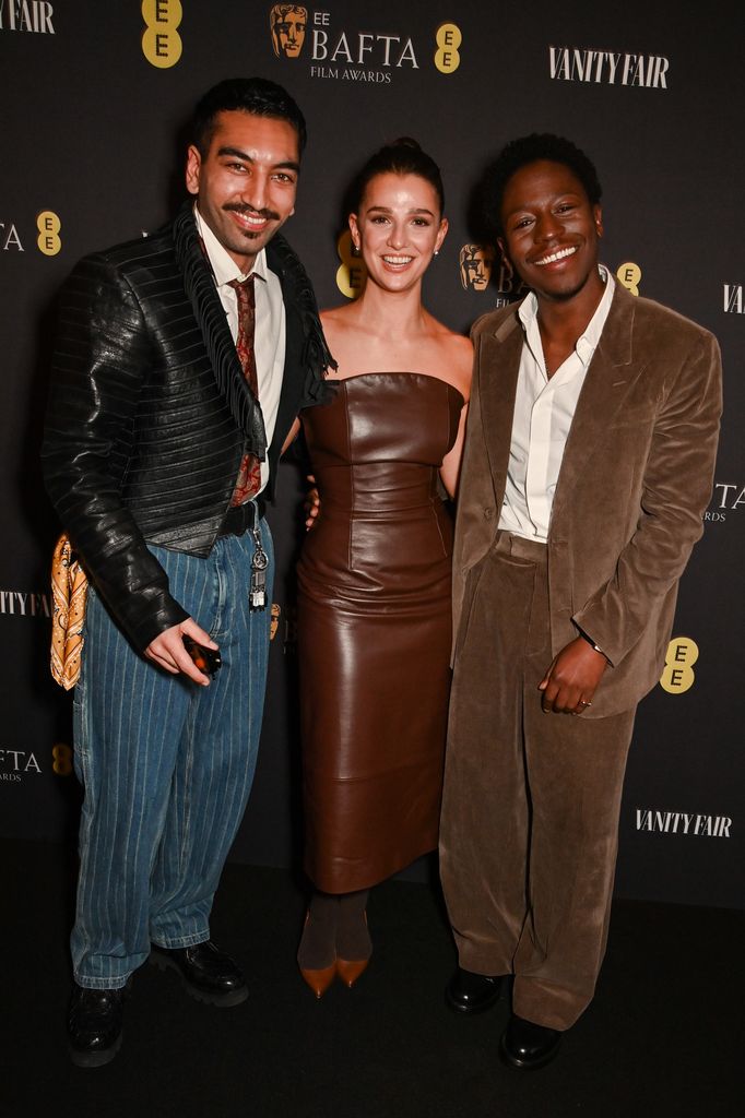 Nabhaan Rizwan, Marisa Abela and David Jonsson 