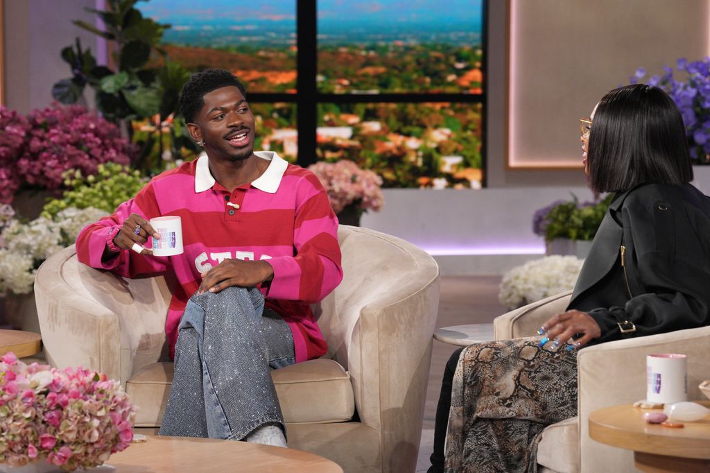 Lil Nas X appears with Jennifer Hudson on "The Jennifer Hudson Show" airing May 8, 2025 in Burbank, California. Check your local listings for times