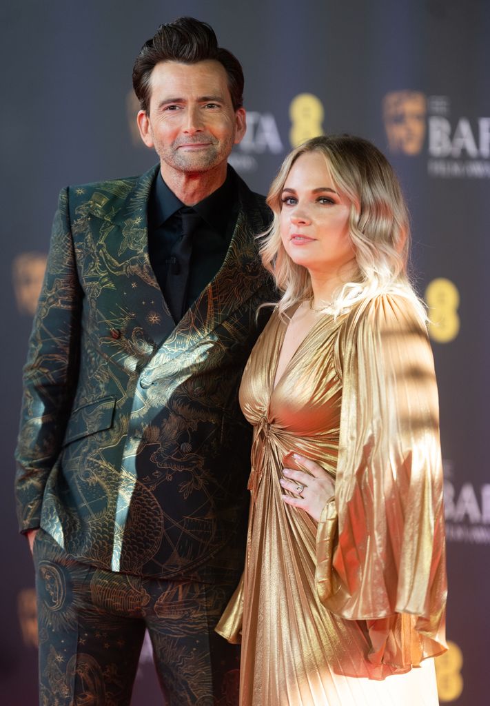 The couple looked glamorous on the BAFTA red carpet in February
