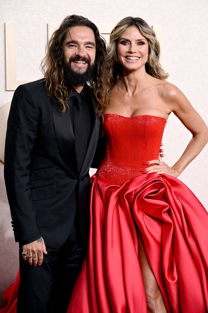 Tom Kaulitz and Heidi Klum attend the 81st Annual Golden Globe Awards at the Beverly Hilton