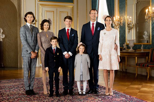prince felix confirmation family portrait