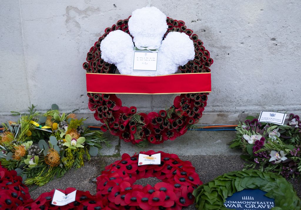 Prince William's wreath at 2023 Anzac Service