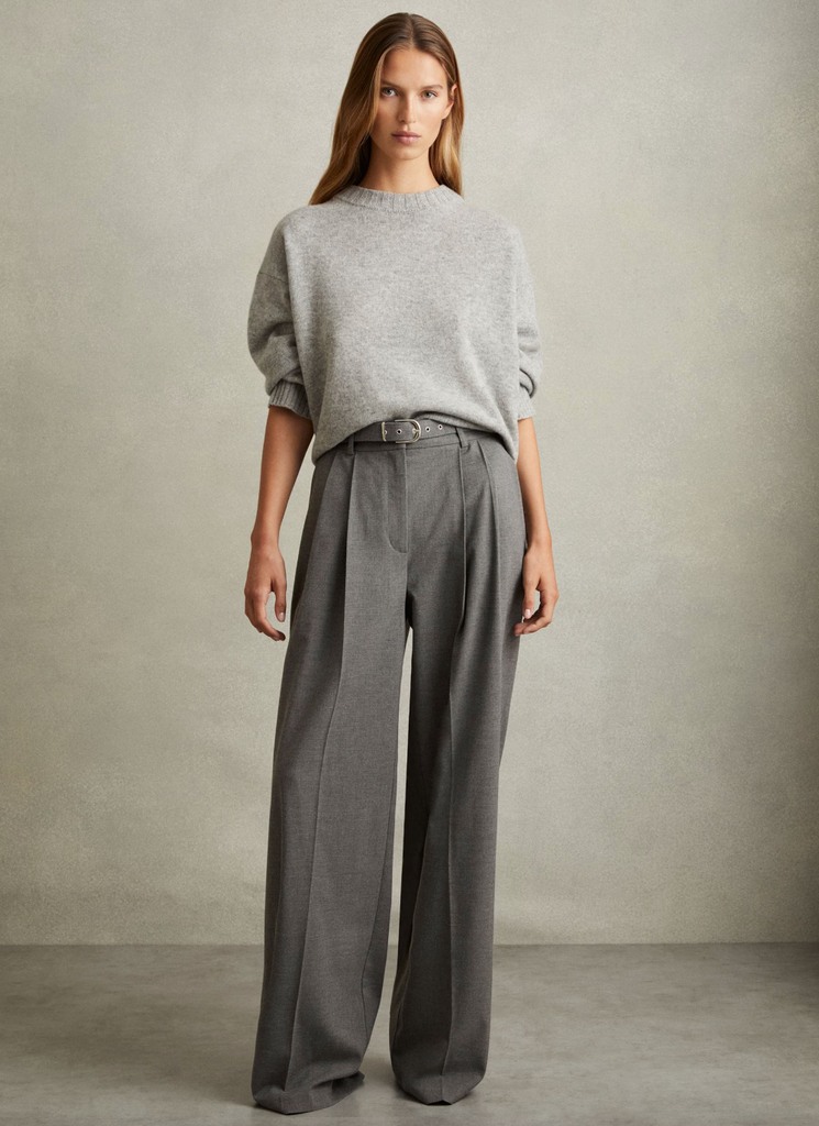 Reiss wide leg trousers