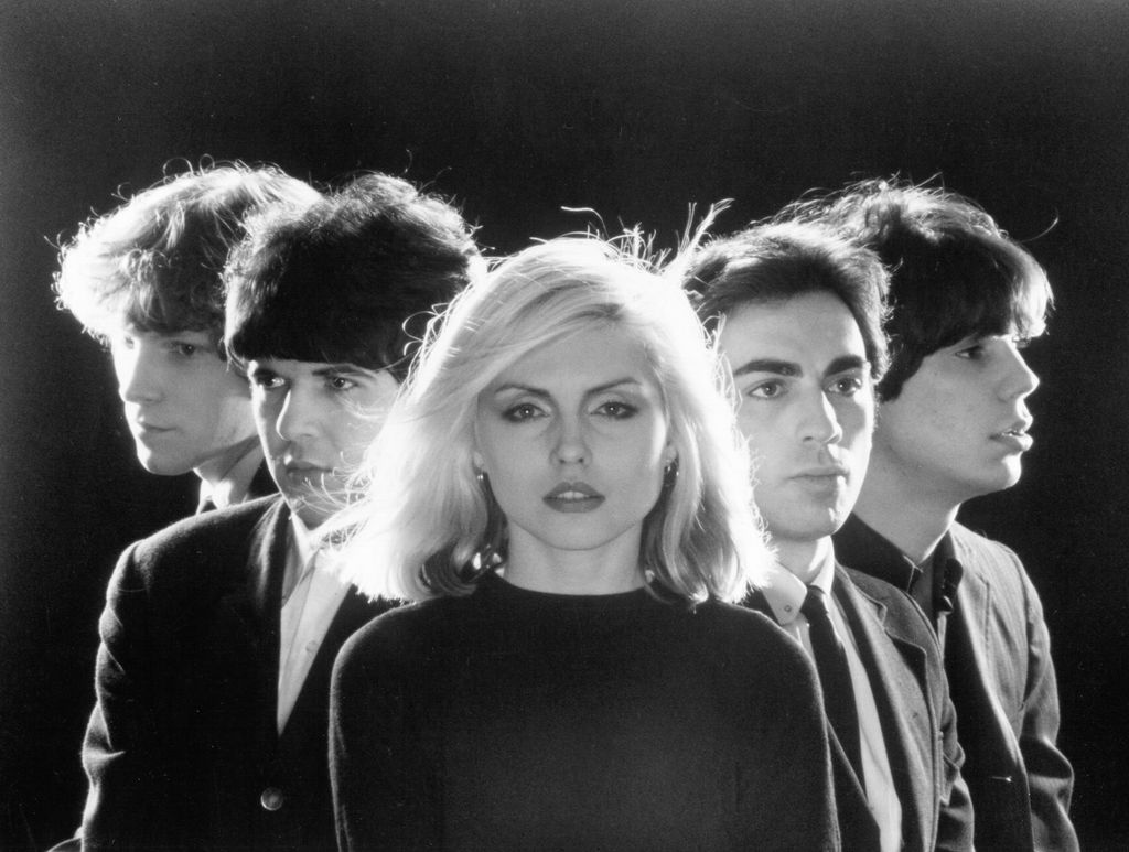 American rock group Blondie pose for portrait to promote their debut album