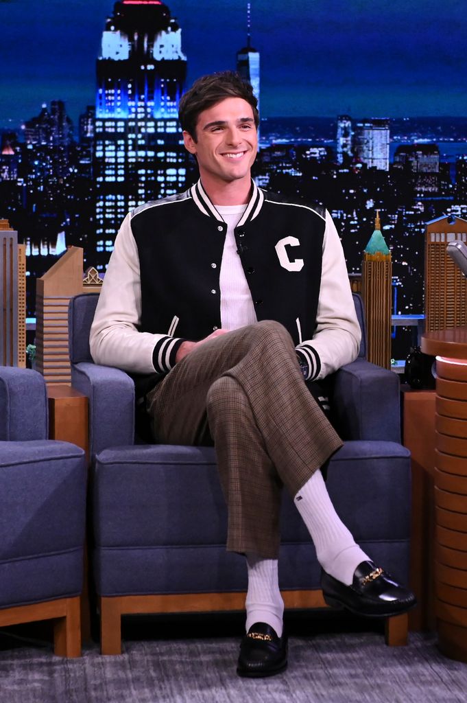 THE TONIGHT SHOW STARRING JIMMY FALLON -- Episode 1581 -- Pictured: Actor Jacob Elordi during an interview on Tuesday, January 11, 2022 -- (Photo by: Paula Lobo/NBC/NBCU Photo Bank via Getty Images)