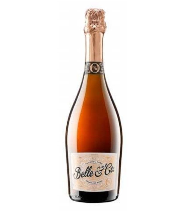 Belle & Co sparkling rose no alcohol wine alternative 