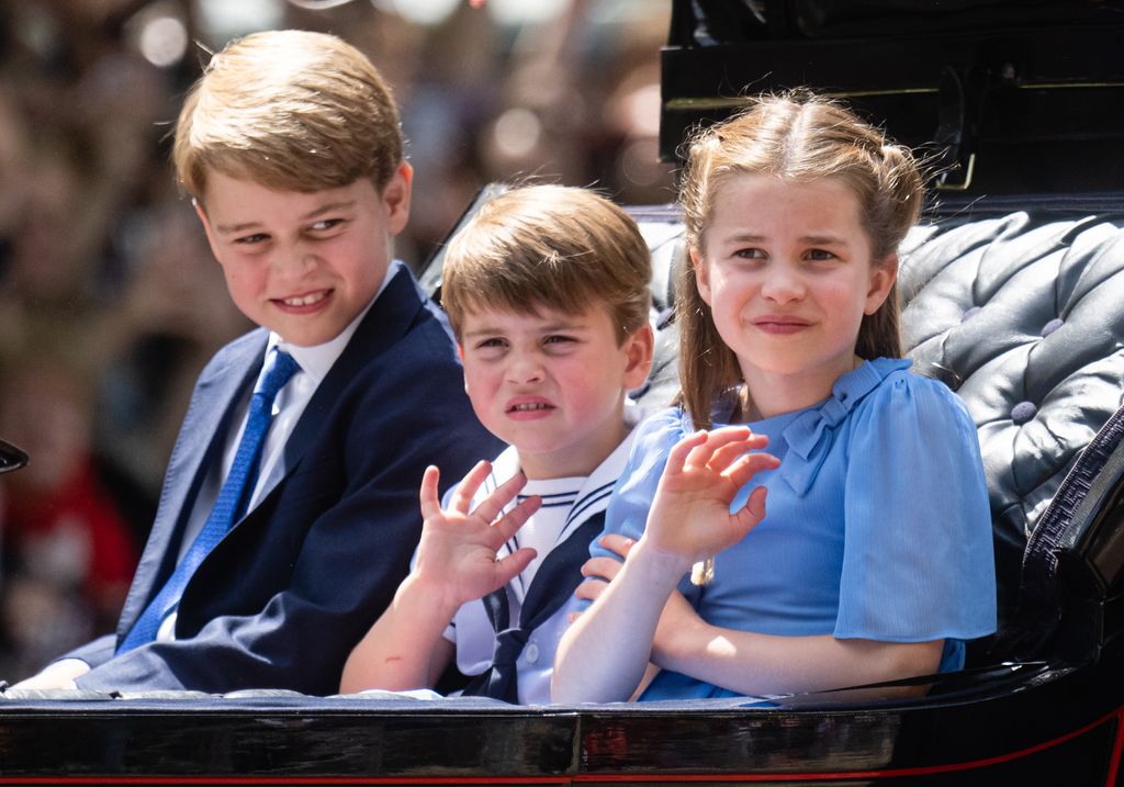 George, Charlotte and Louis share a close bond