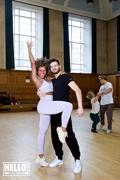 Strictly Come Dancing stars enjoy the rehearsals ahead of tour