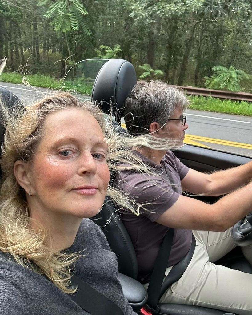 George Stephanopoulos and Ali Wentworth after dropping off their daughter at college