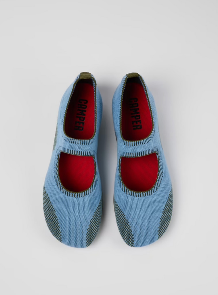Multicolored Textile Mary Jane from Camper