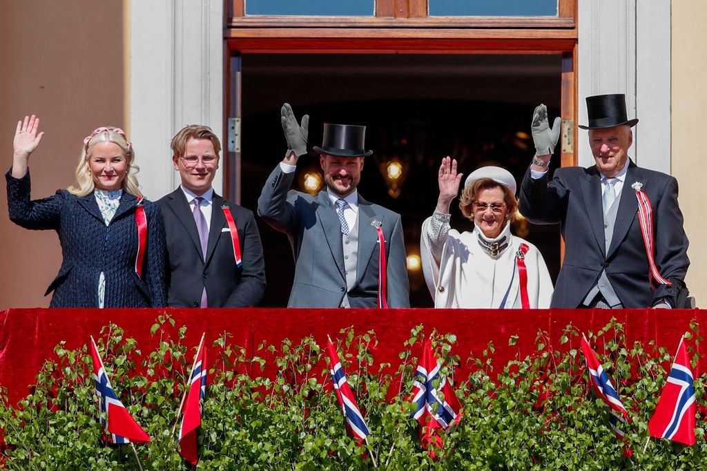 Norway's royals stepped out for the National Day celebrations