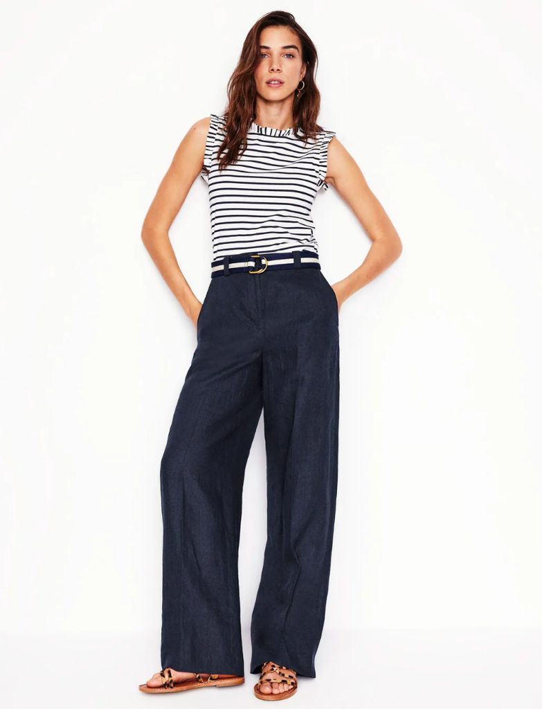 Boden Westbourne Linen Trousers
