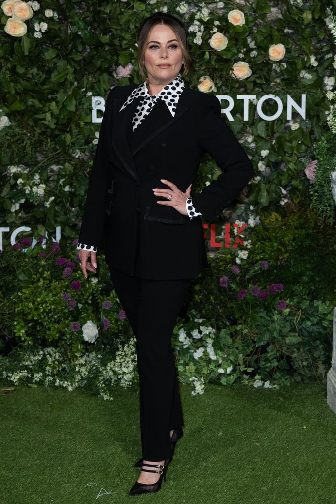 Polly Walker attends the "Bridgerton" Series 2 World Premiere at Tate Modern on March 22, 2022 in London, England.