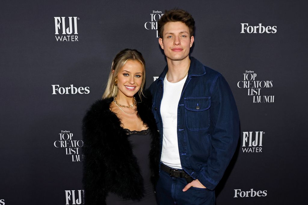Jessica Lord and Matt Rife attend the Forbes Top 50 Creators Celebration at Forbes on Fifth on November 09, 2023 in New York City